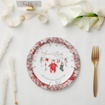 Santa Baby Christmas Baby Shower Welcome
