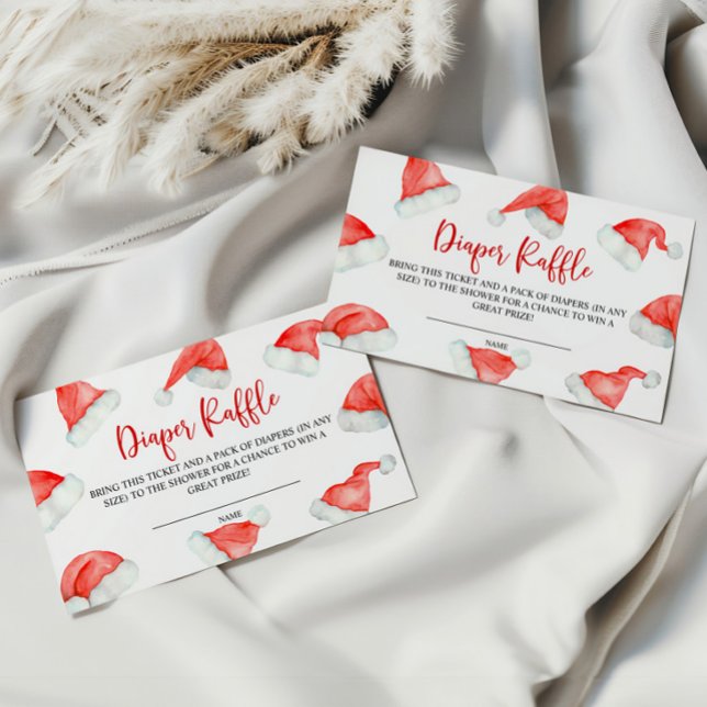 Santa Baby Christmas Diaper Raffle Enclosure Card (Creator Uploaded)