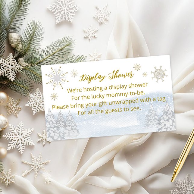 Santa Baby Christmas Display Shower Enclosure Card (Creator Uploaded)