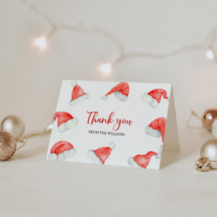 Santa Baby Christmas Folded Thank You Card