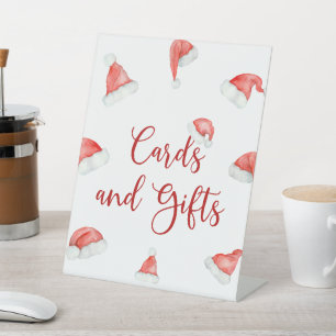 Santa Baby Christmas Shower Cards & Gifts Sign