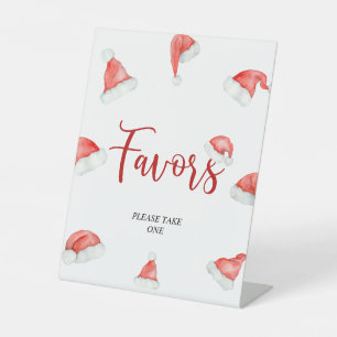 Santa Baby Christmas Shower Favours Sign