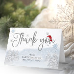 Santa Baby Christmas Winter Baby Shower Thank You<br><div class="desc">Santa Baby Christmas Winter Baby Shower Thank You</div>