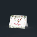 Santa Baby Clothes Winter Christmas Baby Shower Thank You Card<br><div class="desc">Express your gratitude with Christmas Baby Shower Thank You Card Printable,  a perfect way to share your heartfelt thanks. Adorned with adorable baby motifs this customisable card adds a touch of sweetness to your appreciation. Personalise to convey your thanks in the most charming and memorable way!

BS970</div>