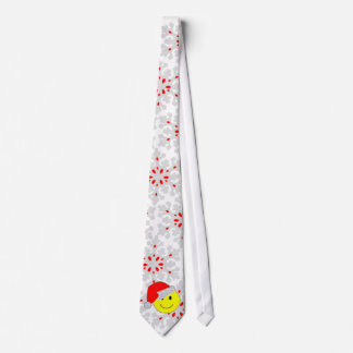 'santa baby FACE CHRISTMAS TIE