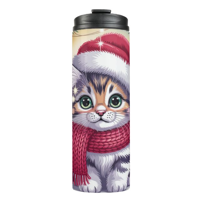 Santa Baby Feline Thermal Tumbler (Front)
