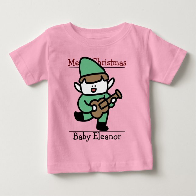 santa. baby first Christmas Baby  T-Shirt (Front)