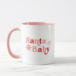 Santa Baby - Fun Holiday Typography Design Mug