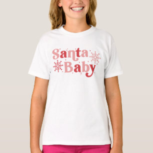 Santa Baby - Fun Holiday Typography Design T-Shirt