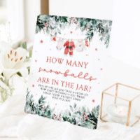 Santa Baby Guess How Many Snowballs Baby Shower
