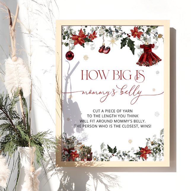 Santa Baby How Big is Mummy's Belly Poster (Creator Uploaded)