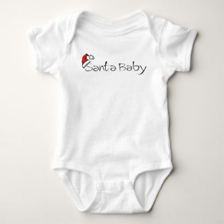 santa baby infant shirt