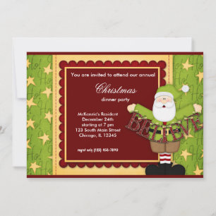 Santa Baby Invitation