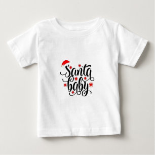 Santa Baby Pregnancy Announcement Christmas Santa Baby T-Shirt