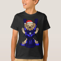 Santa Baby Pug Funny Cute Dog Mum Dad Christmas Gi