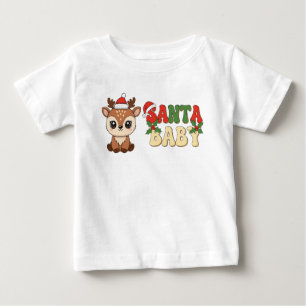 Santa Baby Reindeer T-Shirt