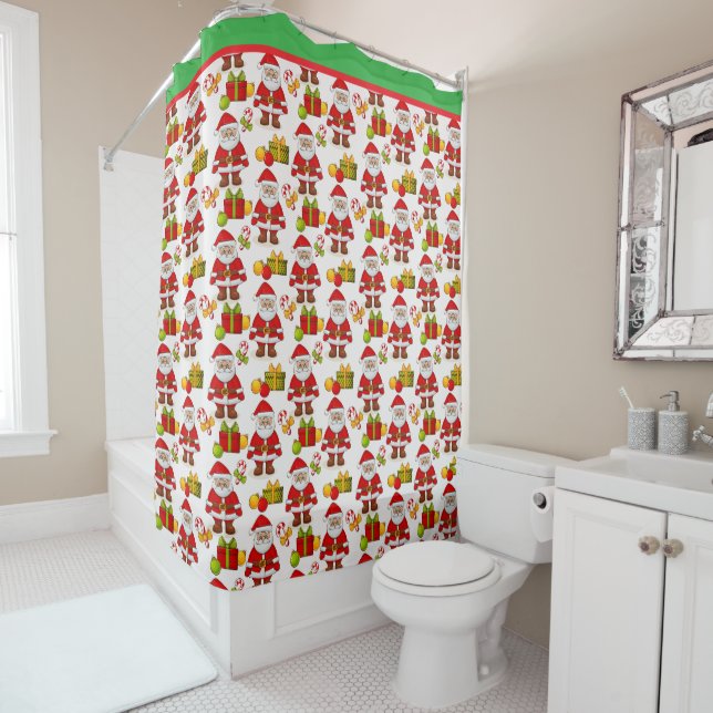 Santa Baby  Shower Curtain (In Situ)