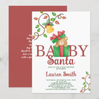 Santa Baby Shower Invitation