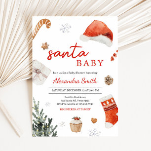 Santa Baby Shower  Invitation