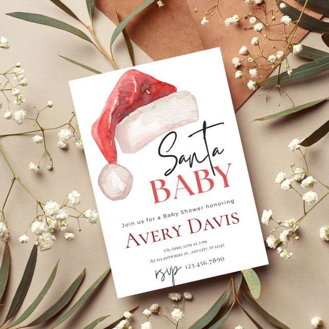Santa Baby Shower Invitation (Creator Uploaded)