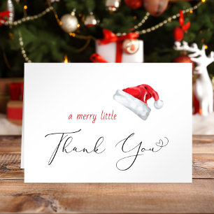 Santa Baby Shower Thank You Card