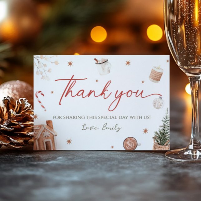 Santa Baby Shower Thank You Card (Creator Uploaded)
