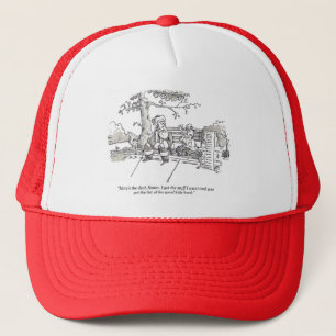 Santa Bad Bad Kid trucker hat