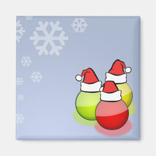 Santa Balls Magnet