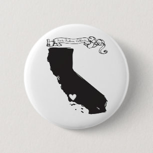 Santa Barbara 6 Cm Round Badge