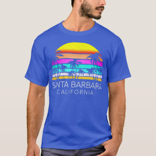 Santa Barbara Beach California Surf Vintage Cali I T-Shirt