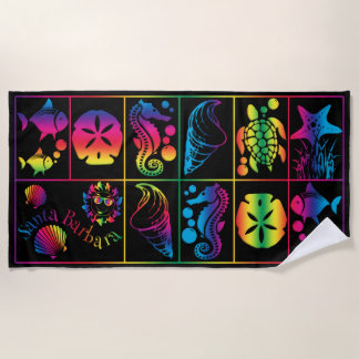 Santa barbara beach towel