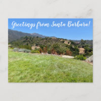 Santa Barbara Botanic Garden Postcard