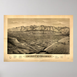 Santa Barbara, California (1877) Poster