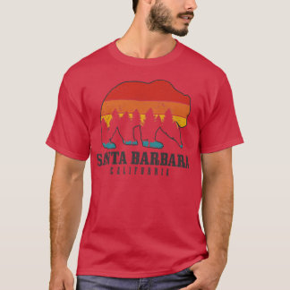 Santa Barbara California Bear Nature Vintage Grizz T-Shirt