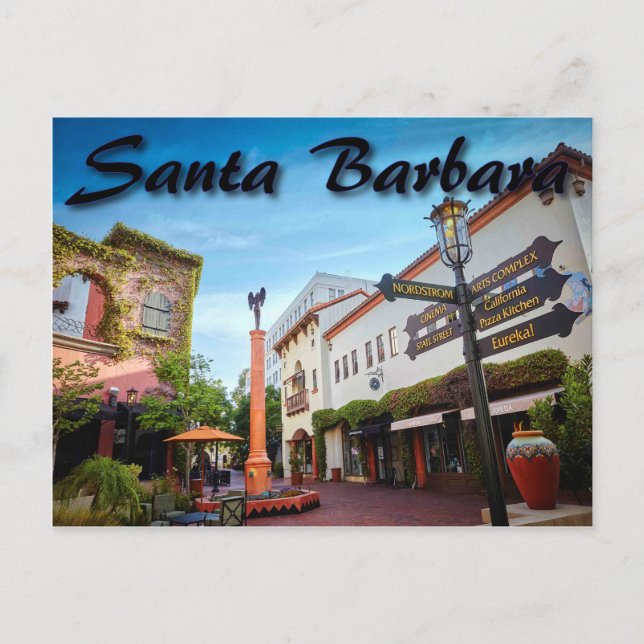 Santa Barbara California Post Card (Front)