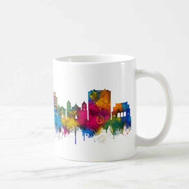 Santa Barbara California Skyline Coffee Mug (Right)