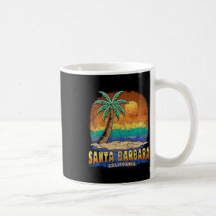 Santa Barbara California Vintage Distressed Souven Coffee Mug
