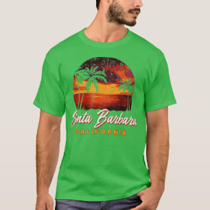 Santa Barbara California Vintage Sunset CA Nature T-Shirt