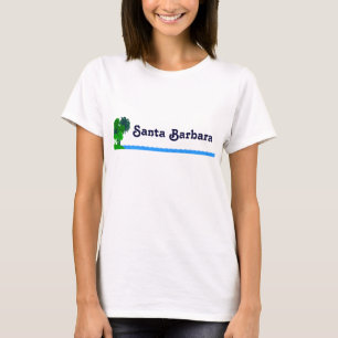 Santa Barbara Custom Palm Tree Ocean Shirt