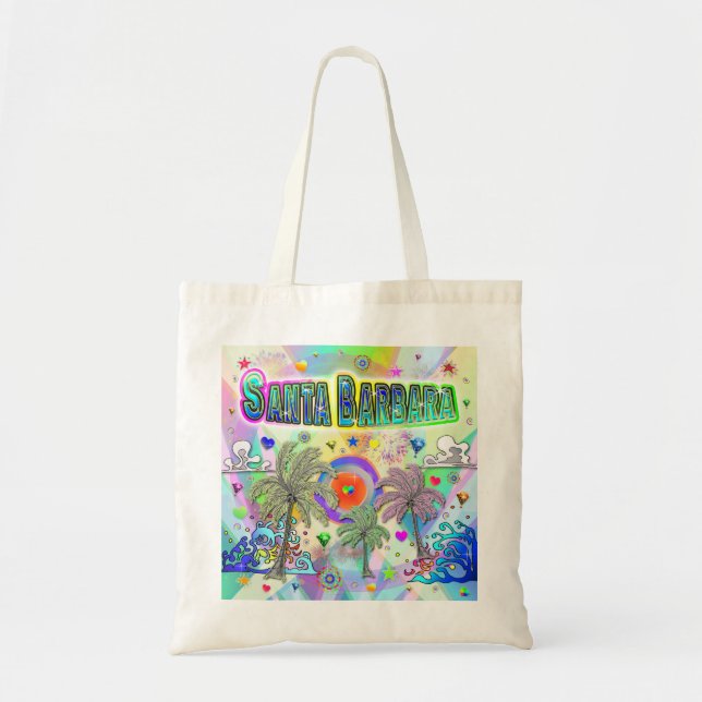 Santa Barbara Deep Dream Tote Bag (Front)