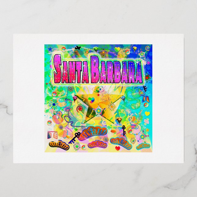 Santa Barbara Epoch Hour Postcard (Front)