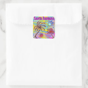 Santa Barbara Happy and Hope Sticker