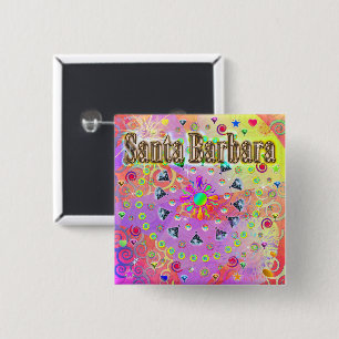 Santa Barbara Lucky Golden Button