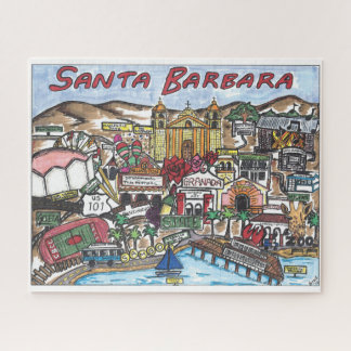 Santa Barbara Map Puzzle