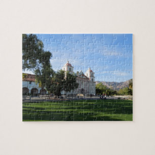 Santa Barbara Mission, California Jigsaw Puzzle