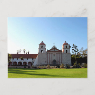 Santa Barbara Mission Postcard