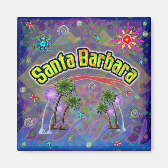 Santa Barbara Noble Voyage Magnet (Front)