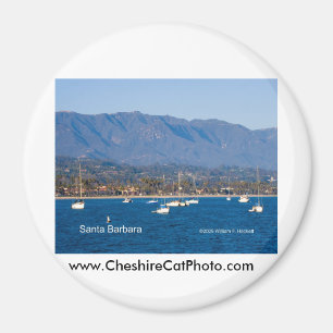 Santa Barbara Sailboats Products, California Magnet