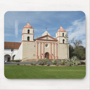 Santa Barbara Spanish Mission, California Mouse Pad
