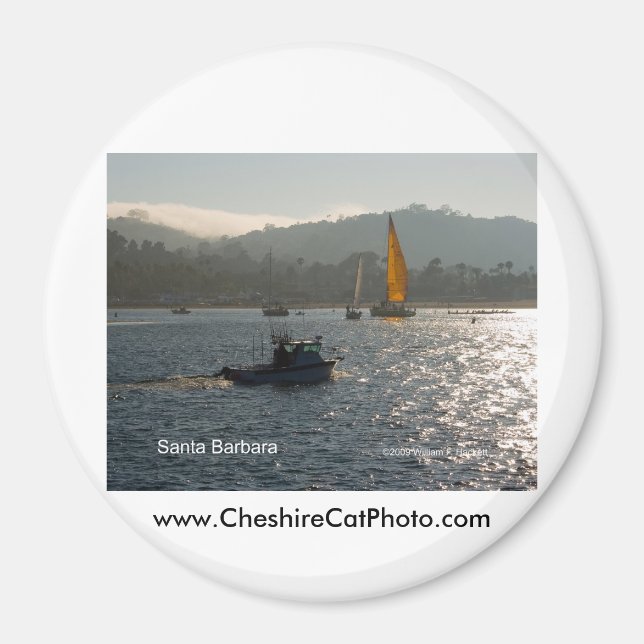 Santa Barbara Sunset Products, California Magnet (Front)